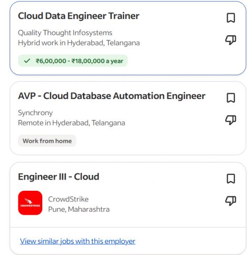 AI for Cloud Computing internship jobs in Drogheda