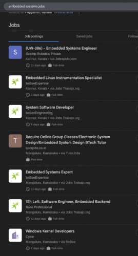 Embedded Systems internship jobs in Bray