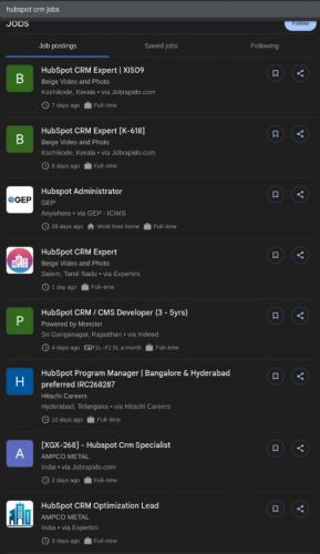HubSpot CRM internship jobs in Derry City